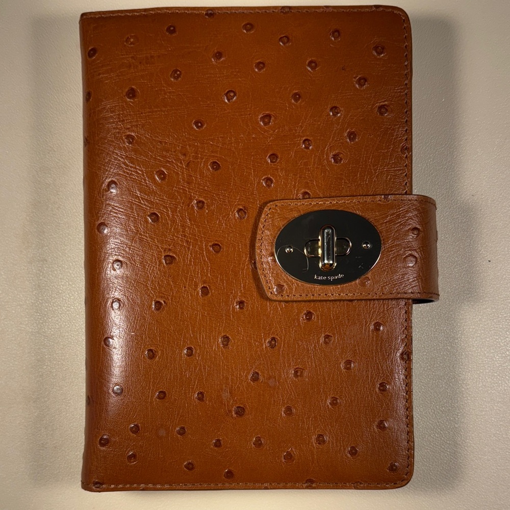 Kate Spade Tan Leather Organizer